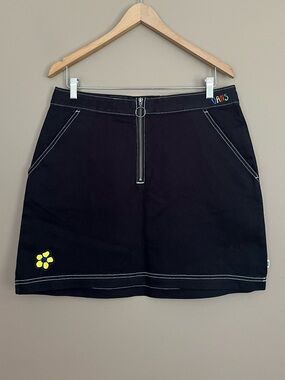 {Vans} Brighton Denim Mini Skirt in Black - Womens XL